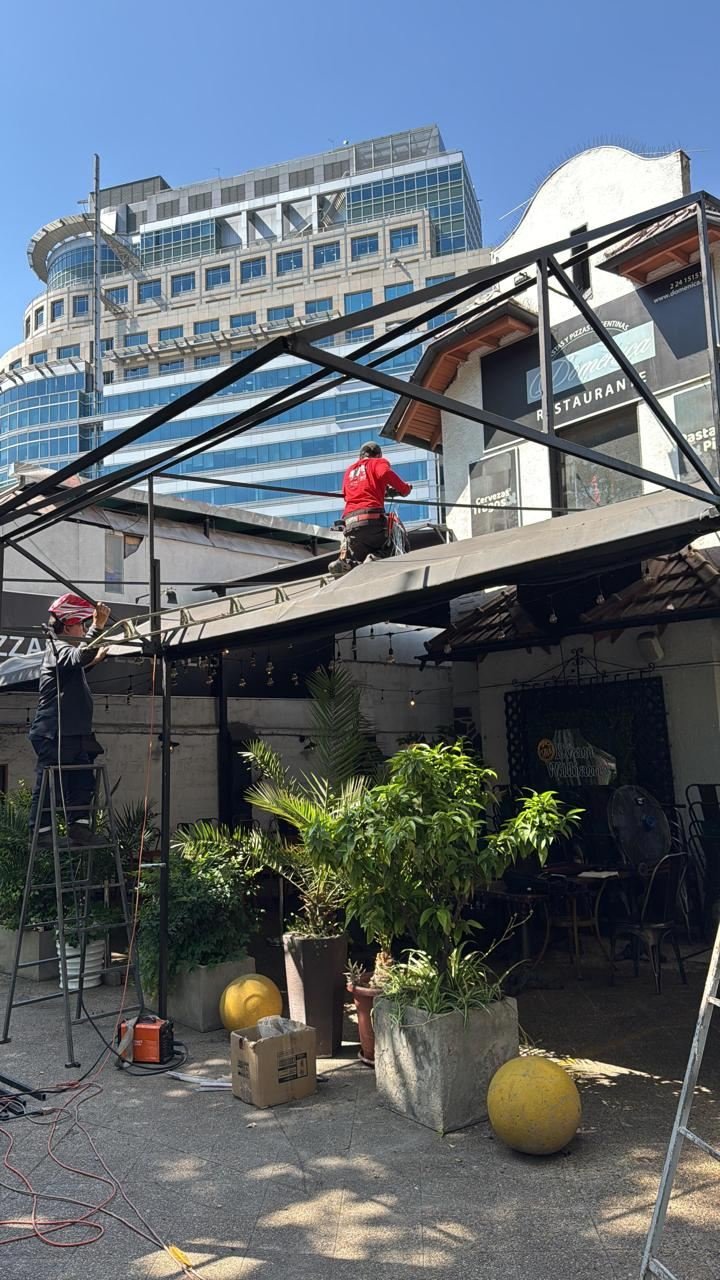 Estructura metálica en proyecto urbano — DG Ingeniería